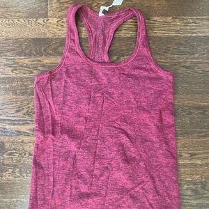 Lululemon Red Swiftly Racerback Tank, Size 8